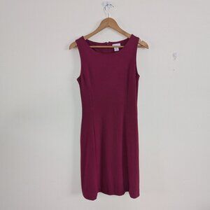 Kenar Pink Sleeveless Dress with Pockets